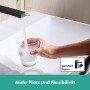 Robinet de lavabo monocommande hansgrohe Tecturis E 110 CoolStart économie d'eau+ sans vidage - photo produit