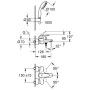 GROHE Eurostyle Einhand-Wannenbatterie, DN 15 - Detailansicht