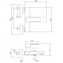 Villeroy & Boch Architectura Einhebel-Badewannenarmatur