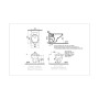 VitrA Options Norm WC suspendu Spin Flush avec fonction bidet, sans bride de rinçage - vue détaillée