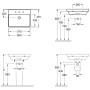 Villeroy & Boch Avento Lavabo 60 x 47 cm, con troppopieno