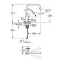 Rubinetto monocomando per lavello GROHE Start 1/2"