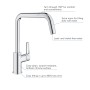 Rubinetto monocomando per lavello GROHE Start 1/2"