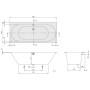 Villeroy & Boch Oberon 2.0 Badewanne 180 x 80 cm