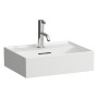 Lavabo LAUFEN Kartell 45 x 34 cm, avec 1 trou de robinet, avec trop-plein