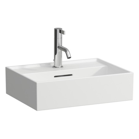 Lavabo LAUFEN Kartell 45 x 34 cm, avec 1 trou de robinet, avec trop-plein