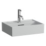 Évier de lavabo LAUFEN Kartell 45 x 34 cm, avec 1 trou de robinet, avec trop-plein
