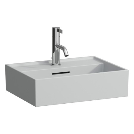 Évier de lavabo LAUFEN Kartell 45 x 34 cm, avec 1 trou de robinet, avec trop-plein