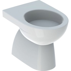 Geberit Renova WC sur pied à chasse d'eau, sortie verticale, forme semi-fermée