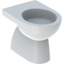 Geberit Renova WC sur pied à chasse d'eau verticale, forme semi-fermée