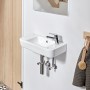 Villeroy & Boch O.novo Lavabo compatto 36 x 25 cm con troppopieno, vasca a sinistra - immagine prodotto