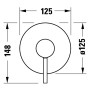 Duravit Circle Einhebelmischer Unterputz Set