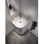Évier d'angle compact Geberit Renova 32 cm - vue détaillée