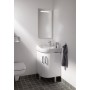 Lavabo d'angle compact Geberit Renova 32 cm - vue technique