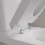 Villeroy & Boch O.novo Vaso a terra compatto per combinazione, senza bordo - vista tecnica