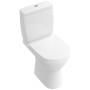 Villeroy & Boch O.novo WC a terra compatto per combinazione, senza bordo di scarico - vista dettagliata