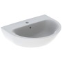 Lavabo Geberit Renova 60 x 48 cm avec trou de robinet et trop-plein