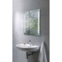 Lavabo Geberit Renova 60 x 48 cm avec trou de robinet et trop-plein - vue détaillée