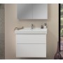 Villeroy & Boch Collaro Schrankwaschtisch 80 cm mit Überlauf, 1 Hahnloch - technische Ansicht