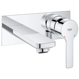 Robinet de lavabo encastré 2 trous GROHE Lineare Neu, saillie 15 cm