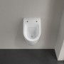 Villeroy & Boch Subway Absaug-Urinal für Deckel, Zulauf verdeckt - technische Ansicht