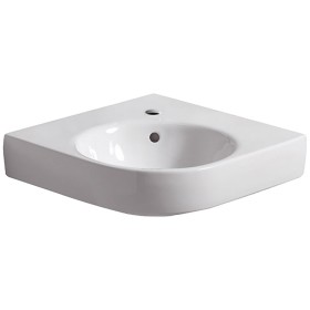 Lavabo d'angle compact Geberit Renova 50 cm