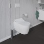 Duravit ME by Starck Wand-WC Rimless für SensoWash - technische Ansicht