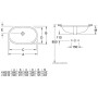 Villeroy & Boch O.novo Lavabo sottopiano, 60 cm - immagine prodotto
