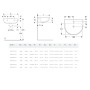 Lavabo Geberit Renova 65 x 50 cm avec trou pour robinet sans trop-plein - photo produit