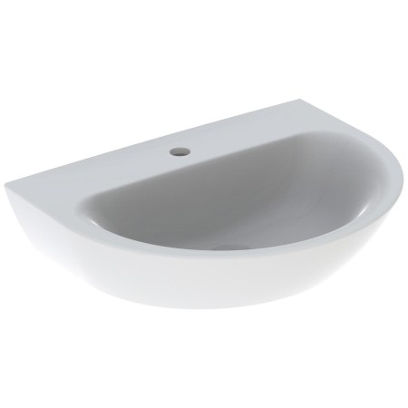 Lavabo Geberit Renova 65 x 50 cm avec trou de robinet sans trop-plein