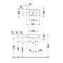 Duravit Vero Air Handwaschbecken mit 1 Hahnloch rechts 50 x 25 cm, ohne Überlauf