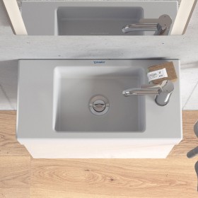 Lavabo à main Duravit Vero Air avec 1 trou de robinet à droite 50 x 25 cm, sans trop-plein