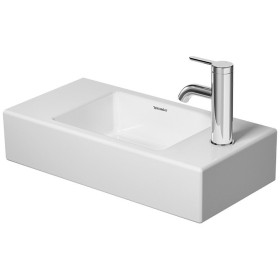 Lavabo à main Duravit Vero Air avec 1 trou de robinet à droite 50 x 25 cm, sans trop-plein