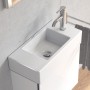 Duravit Vero Air Handwaschbecken mit 1 Hahnloch rechts 50 x 25 cm, ohne Überlauf - technische Ansicht