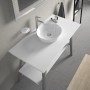 Vasque à poser Duravit Cape Cod 40 cm, sans trou de robinet - vue technique