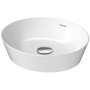 Vasque à poser Duravit Cape Cod 40 cm, sans trou de robinet - vue détaillée
