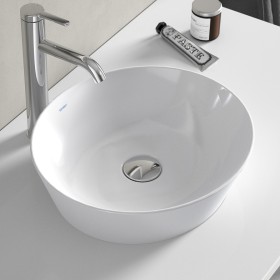 Vasque surélevée Duravit Cape Cod 40 cm, sans trou de robinet