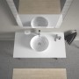 Vasque sur plan Duravit Cape Cod 40 cm, sans trou de robinet - vue détaillée