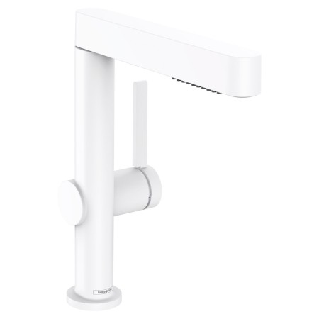 Robinet de lavabo monocommande hansgrohe Finoris 230 avec douchette extractible, 2 types de jets