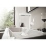 Robinet de lavabo monocommande hansgrohe Finoris 230 avec douchette extractible, 2 types de jets - vue technique