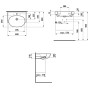 LAUFEN The New Classic Meuble-lavabo 60 x 48 cm, avec 1 trou de robinet