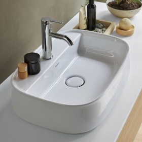 Vasque surélevée Duravit Zencha 55 x 39 cm, avec plage de robinetterie