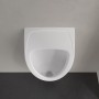 Villeroy & Boch O.novo Urinale Compact ad aspirazione, senza coperchio, alimentazione nascosta - vista tecnica