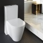 Réservoir de chasse LAUFEN Kartell pour combinaison WC sur pied, raccord d'eau à l'arrière - vue détaillée
