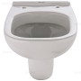 Duravit D-Code WC mural compact à chasse d'eau profonde - vue détaillée
