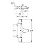 GROHE Precision Start Thermostat-Wannenbatterie 1/2 - Produktansicht