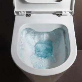 LAUFEN Kartell WC sospeso senza bordo, con scarico a fondo