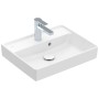 Lavabo Villeroy & Boch Collaro 50 cm lucidato con troppopieno, 1 foro per rubinetto