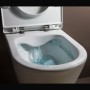 WC mural LAUFEN PRO Comfort à chasse d'eau profonde sans bride - vue technique