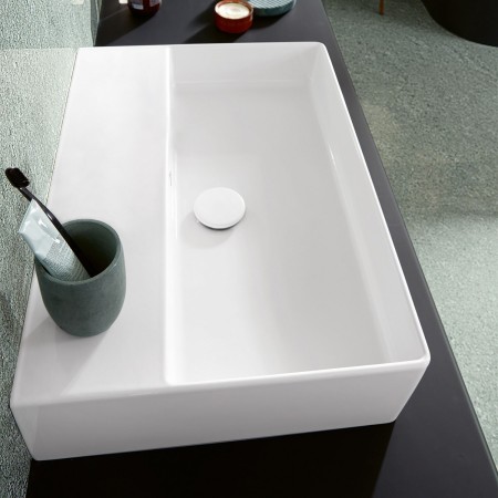 Villeroy & Boch Memento 2.0 Lavabo 60 cm senza foro per rubinetto, senza troppopieno